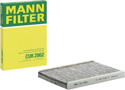 Produktbild von MANN-FILTER CUK 2862 Innenraumfilter Pollenfilter für VW Golf IV Schrägheck (1J1) Aktivkohle