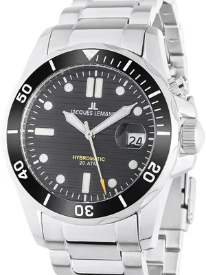 Produktbild von Jacques Lemans 1-2170G Hybromatic Diver Herrenuhr 41mm 20ATM