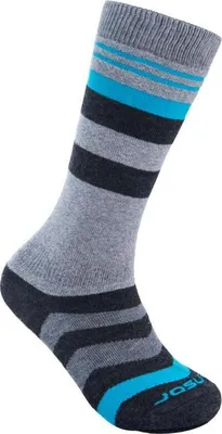 Produktbild von Sensor Slope Merino Socken grau-schwarz-türkis größe 9-11 (43-46) 22200093-02