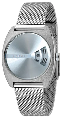 Produktbild von Esprit ES1L036M0045 Disc Blue Silver Mesh Damenuhr Edelstahl Silber
