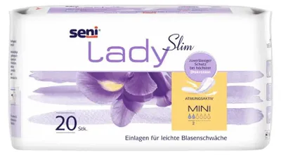 Produktbild von 20x Seni Lady Slim Mini Einlage - 20 Stück - B007K86E1O | Packung (20 Stück)