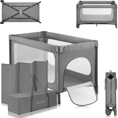 Immagine prodotto di Lettino da viaggio pieghevole - Easy Fold - Con materasso - Fino a 15 kg