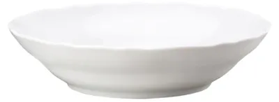Café-au-lait-Untertasse 15,5 cm, Porzellan, weiß, rund