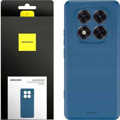 Immagine prodotto di SPACECASE Custodia in silicone per Xiaomi Mi Note 14 Pro 5G Blu