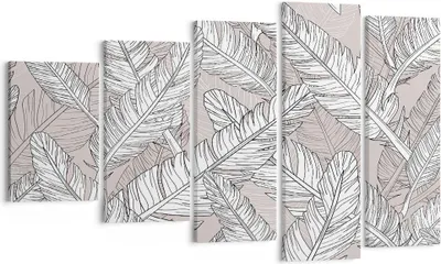 Produktbild von Bild auf Leinwand - Leinwandbild - Feder Grafiken - 100x60cm - Wand Bild - Wanddeko - Wandbilder - Leinwanddruck - Bilder - Kunstdruck - Wanddekoration - Leinwand bilder - Wandkunst - EG100x60-3560