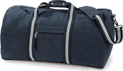 Produktbild von Quadra QD613 | Vintage Canvas Holdall / Reisetasche | 58 x 30 x 30 cm - Farbe: Vintage Oxford Navy - Größe: 58 x 30 x 30 cm