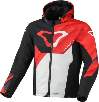 Produktbild von Macna Atracor Motorrad Textiljacke, schwarz/rot, M