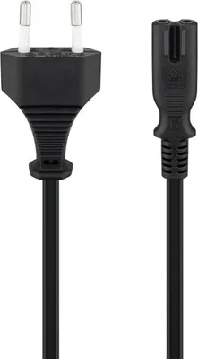 Immagine prodotto di goobay Cavo di alimentazione Euro plug bk 3,0m - Goobay 95038 - (Accessori PC / Cavi / Adattatori)