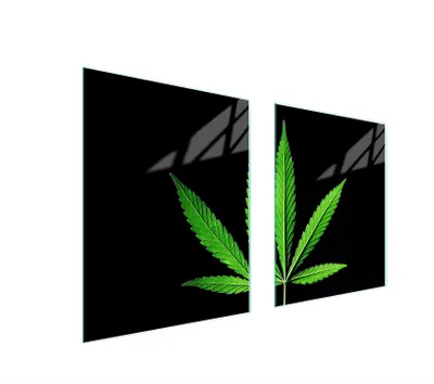 Image de Plaque de protection en verre pour cuisinière 85x52 feuilles