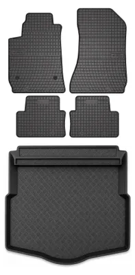 Immagine prodotto di Tappetini gomma SolidPRO + bagagliaio per Alfa Romeo 159 2006-2011 5 pezzi