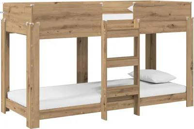 Produktbild von vidaXL Etagenbett für Kinder Artisan-Eiche 75 x 190 cm Holzwerkstoff