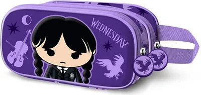 Produktbild von Wednesday Addams Federmaßße Schulfedermappe Stifteetue Federmäppchen