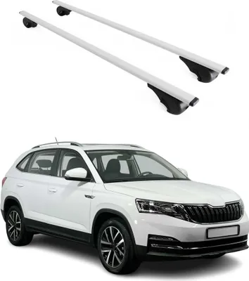 Produktbild von Dachträger Grundtäger für Skoda Kamiq 2019-2025 75kg Metall Silber 2 tlg
