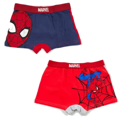 Produktbild von Marvel Spiderman Kinder Boxershorts 2er Pack Jungen Gr. 98-128 - Bunt, 110/116