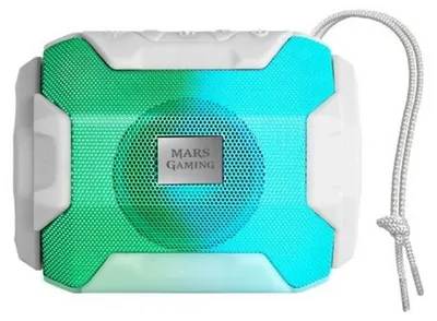 Zdjęcie produktu dla Mars Gaming MSBAXW, 10 W, 16 - 20000 Hz, Przewodowy i Bezprzewodowy, 10 m, Micro-USB, Przenośny głośnik stereo
