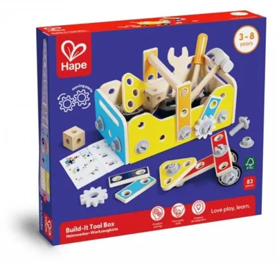 Obrázok produktu pre Detská súprava s nástrojmi 83 dielov HAPE
