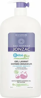 Productafbeelding van Jonzac Bébé Bio, milde reinigingsgel voor de gevoelige huid, 1 liter