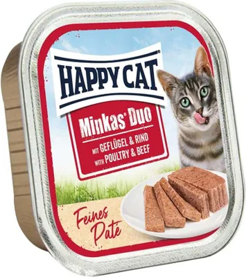 Immagine prodotto di Happy Cat 100gx16 Minkas Duo Pollo + Manzo
