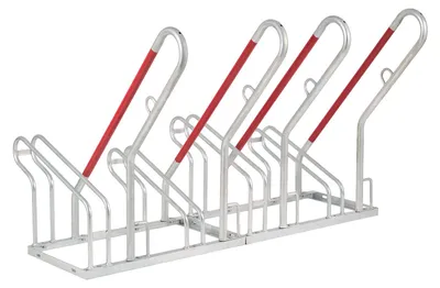Produktbild von TRUTZHOLM Fahrradständer höhenversetzt für 4 Fahrräder Stahl feuerverzinkt