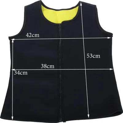 Produktbild von Herren Neopren Fitnessshirt mit Reißverschluss – Figurformendes Trainingsshirt für Fettverbrennung & Muskeldefinition Schnelltrocknend, Größe M L XL, Schwarz
