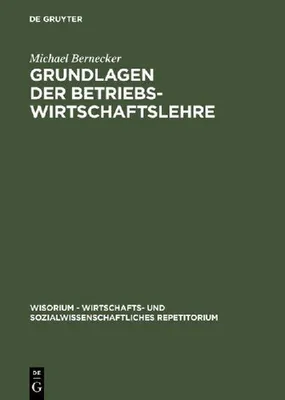 Produktbild von Grundlagen der Betriebswirtschaftslehre