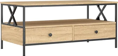 Obrázek produktu pro vidaXL Konferenční stolek Sonoma Dub 100x51x45 cm Materiál dřeva