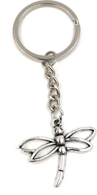 Produktbild von Onwomania Schlüsselanhänger Liebe durchsichtig Silber Metall Anhänger Charm