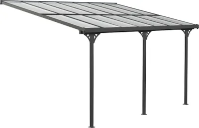 Produktbild von Westmann Alu Terrassenüberdachung Bruce 435 Schwarz 300x435x270 cm