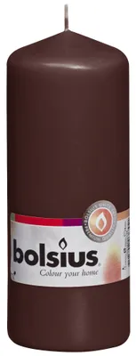 Produktbild von Bolsius Stumpenkerze Kastanienbraun 150/58mm
