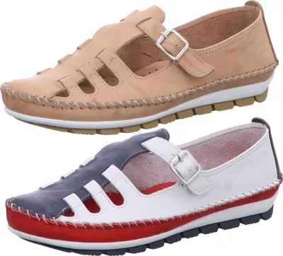 Produktbild von Gemini 382004-01 Damen Ballerina Slipper Leder, Größe:41 EU, Farbe:Mehrfarbig