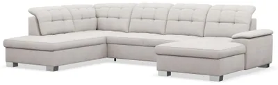Produktbild von Selsey Jamaal - Wohnlandschaft mit Schlaffunktion und Stauraum, rechtsseitig, creme