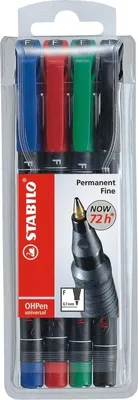 Produktbild von Folienstift mittel permanent VE=5x4 Stück