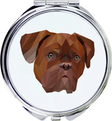 Productafbeelding van Hond uit Bordeaux meetkundige spiegel Art-Dog