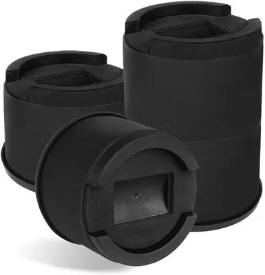 Productafbeelding van Verstelbare Meubelverhogers - Set van 4 - Perfect voor Bedden en Meubels, Hoogte 7,9 cm en 15,4 cm