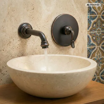 Immagine prodotto di PaulGurkes, miscelatore monocomando a due fori, finitura nera, montaggio a incasso, per lavabo o vasca