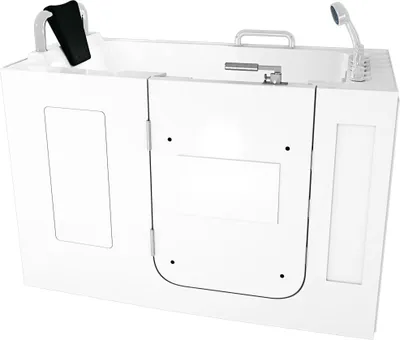 Produktbild von Sitzwanne Whirlpool Badewanne mit Tür S07WP-TH-A-L 140x76cm