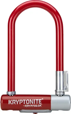 Produktbild von Kryptonite Bügelschloss "Kryptolok Mini-7" , rot