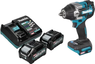 Produktbild von Makita TW 007 GM201 Akku Schlagschrauber 40 V max. 760 Nm 1/2'' Brushless + 2x Akku 4,0 Ah + Ladegerät