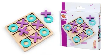 Imagen del producto de Juego de Tres en Raya, un clásico juego de estrategia para niños