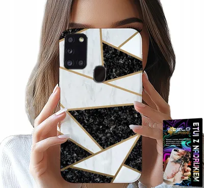 Zdjęcie produktu dla Etui Do Samsung Galaxy A21S - Eleganckie Modne Wzory Case + Szkło