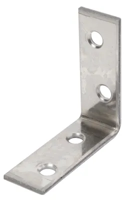 Produktbild von Alberts Stuhlwinkel | Edelstahl | 40 x 40 x 15 mm | 50er Set