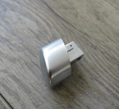 Immagine prodotto di Pulsante leva freno a mano in alluminio cromato originale Audi per Audi A3 S3 8P dal 2003-