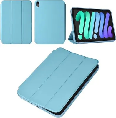 Produktbild von iPad Mini 2021 Book Case Tablet-Hülle – Hellblau – Smart Case