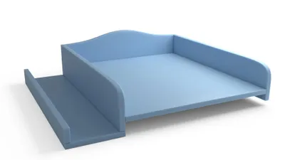 Immagine prodotto di regalik Piano fasciatoio per lavatrice - Fasciatoio 60x70 cm - Piano in legno laminato - Azzurro - 82x72x10 cm - Piano fasciatoio sicuro e salvaspazio