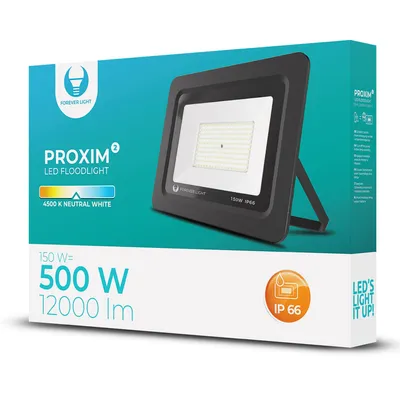 Zdjęcie produktu dla Naświetlacz LED PROXIM II 150W |4500K| IP66 Forever Light