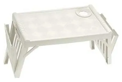 Zdjęcie produktu dla Taca wielofunkcyjna „Life” – biała – 53 x 53 x 25 cm