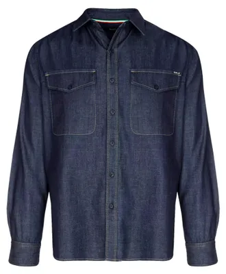 Produktbild von Replay Klassisches Jeans Overshirt Regular Fit mit zwei aufgesetzten Brusttaschen