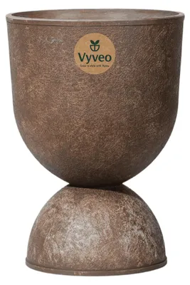 Immagine prodotto di Vyveo - Vaso da fiori Muse - Marrone (Retro) - 33x47