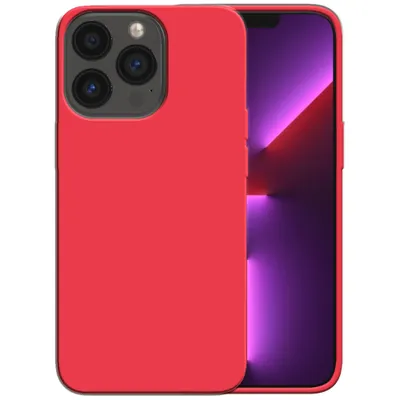 Obrázek produktu pro Smartphonica Silikonové pouzdro pro iPhone 13 Pro s měkkým vnitřkem - červené