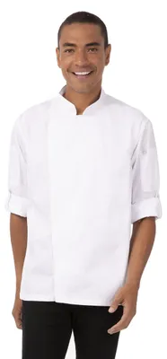 Chef-Jacke Polykatoen Weiß S